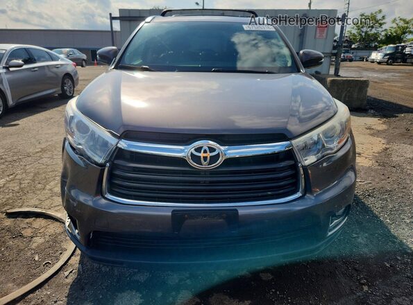5TDDKRFH5GS296685 2016 TOYOTA HIGHLANDER Silver Vista frontal