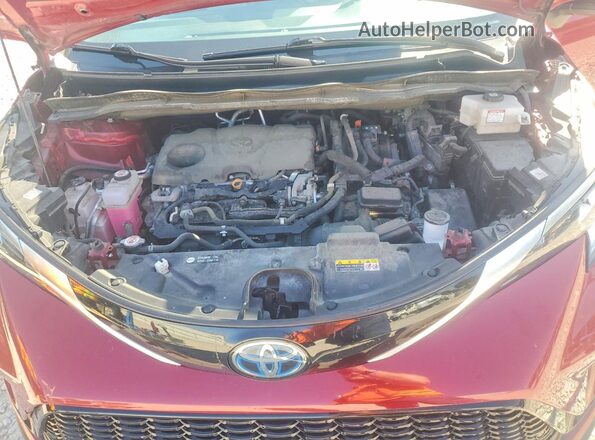 5TDDRKEC8MS031179 2021 TOYOTA SIENNA Красный Вид подкапотного пространства