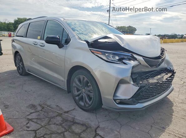 5TDDRKEC8MS059032 2021 TOYOTA SIENNA Gray Przód prawy