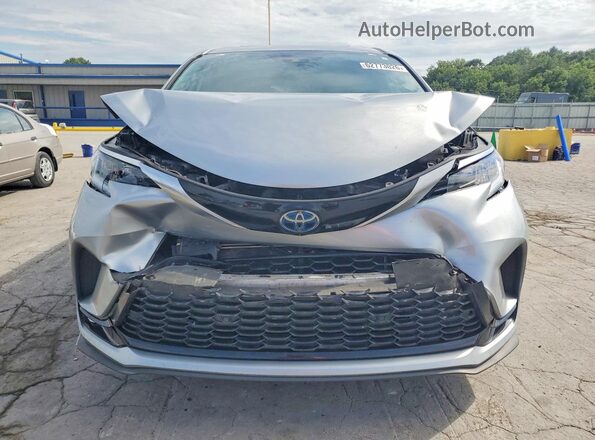 5TDDRKEC8MS059032 2021 TOYOTA SIENNA Gray Widok z przodu