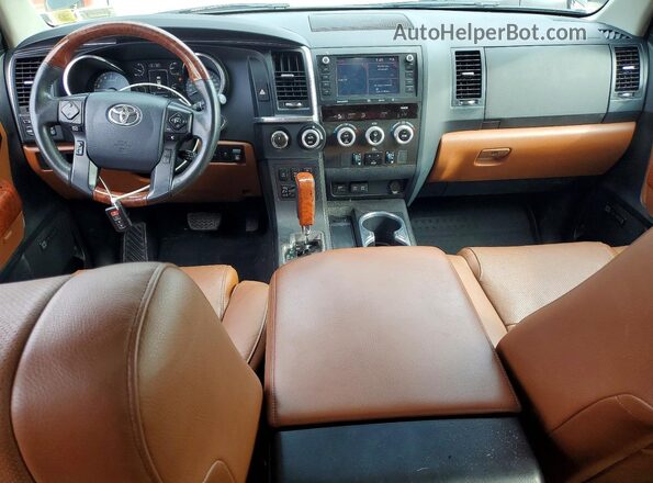 5TDDY5G18LS180187 2020 TOYOTA SEQUOIA Black Dashboard view