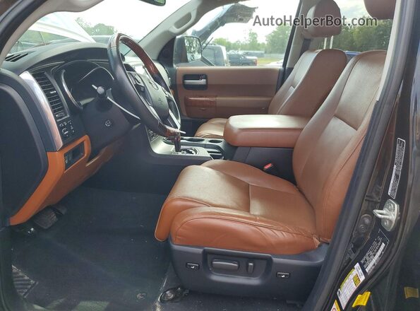 5TDDY5G18LS180187 2020 TOYOTA SEQUOIA Black Front interior view