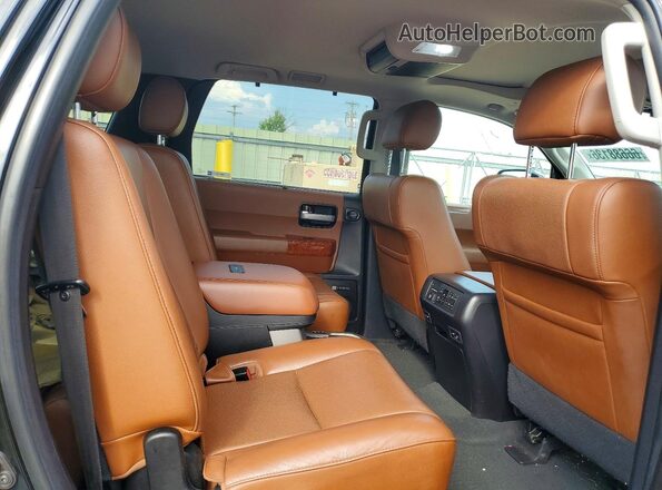 5TDDY5G18LS180187 2020 TOYOTA SEQUOIA Black Rear interior view