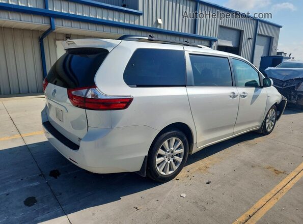 5TDDZ3DC0HS167609 2017 TOYOTA SIENNA White უკანა მარჯვენა