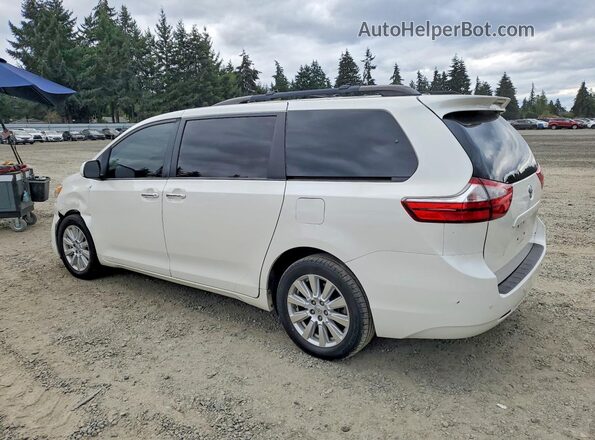 5TDDZ3DC8HS150654 2017 TOYOTA SIENNA White Rear left