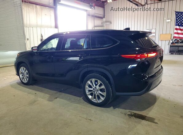 5TDDZRBH1LS037879 2020 TOYOTA HIGHLANDER Black Tył lewy