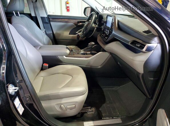 5TDDZRBH1LS037879 2020 TOYOTA HIGHLANDER Black Widok naklejki z numerem VIN