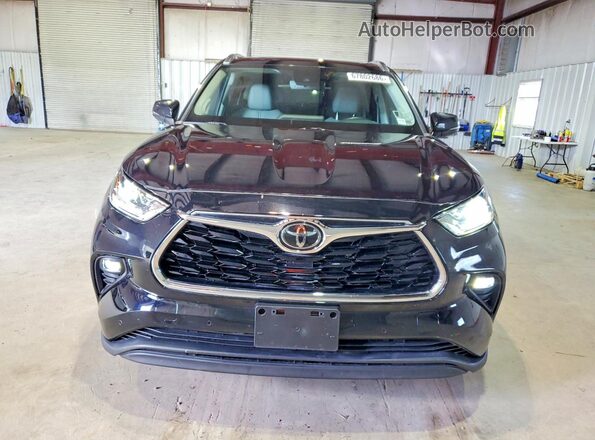5TDDZRBH1LS037879 2020 TOYOTA HIGHLANDER Black Widok z przodu