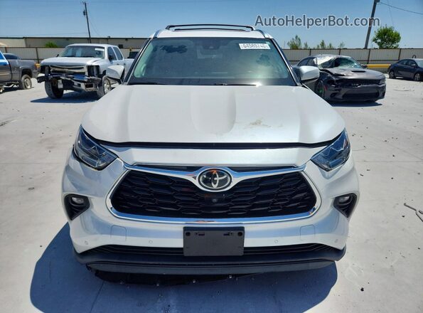 5TDDZRBH5LS004836 2020 TOYOTA HIGHLANDER White Դիմացի տեսք