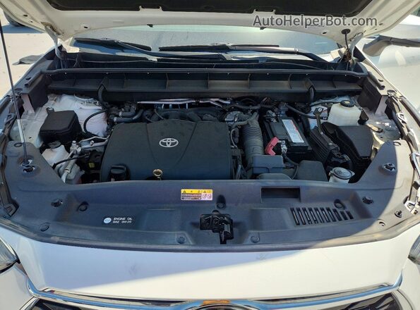 5TDDZRBH5LS004836 2020 TOYOTA HIGHLANDER White Շարժիչի բաժամունքի տեսք