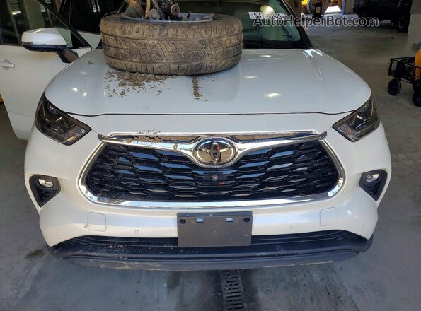 5TDDZRBH8MS064479 2021 TOYOTA HIGHLANDER White Вид підкапотного простору