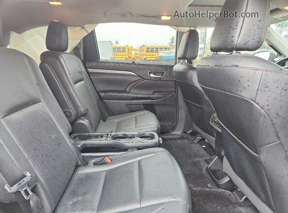 5TDDZRFH0JS497297 2018 TOYOTA HIGHLANDER Gray Вид задньої частини салону