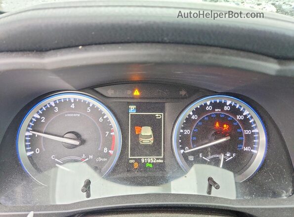5TDDZRFH0JS497297 2018 TOYOTA HIGHLANDER Gray Вид щитка приладів
