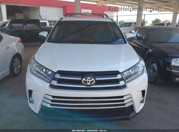 5TDDZRFH0JS865185 2018 TOYOTA HIGHLANDER White Widok z przodu