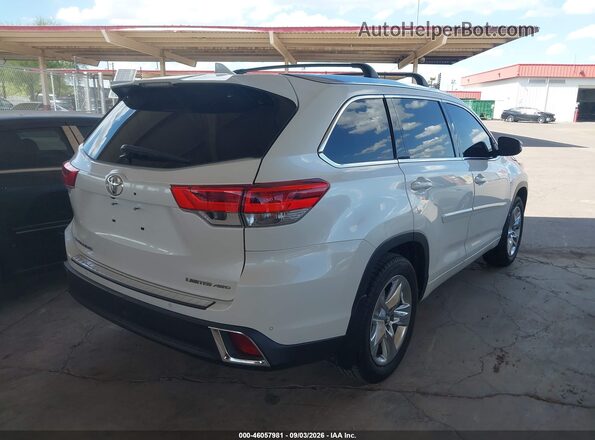 5TDDZRFH0JS865185 2018 TOYOTA HIGHLANDER White Tył prawy