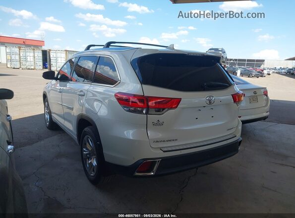 5TDDZRFH0JS865185 2018 TOYOTA HIGHLANDER White Tył lewy