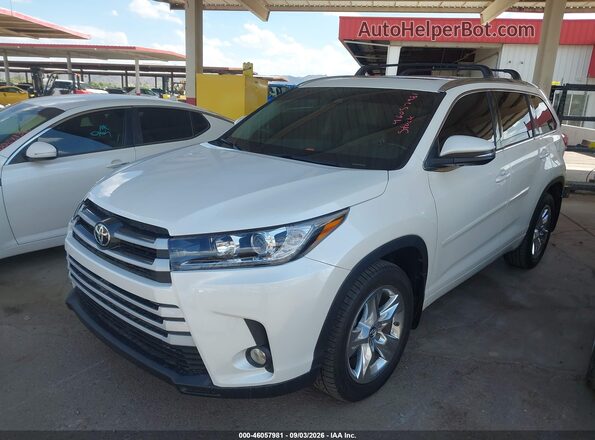 5TDDZRFH0JS865185 2018 TOYOTA HIGHLANDER White Przód lewy