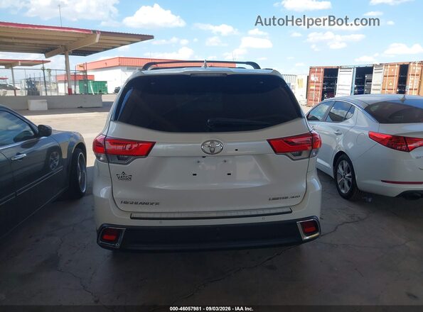 5TDDZRFH0JS865185 2018 TOYOTA HIGHLANDER White 