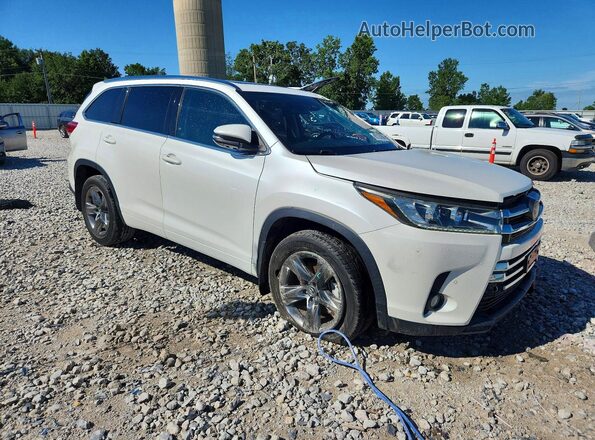 5TDDZRFH1HS394254 2017 TOYOTA HIGHLANDER Белый Передняя правая четверть