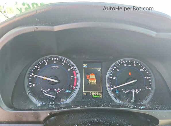 5TDDZRFH1HS394254 2017 TOYOTA HIGHLANDER Белый Вид щитка приборов
