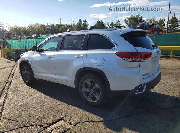 5TDDZRFH2JS803044 2018 TOYOTA HIGHLANDER White Задня ліва чверть