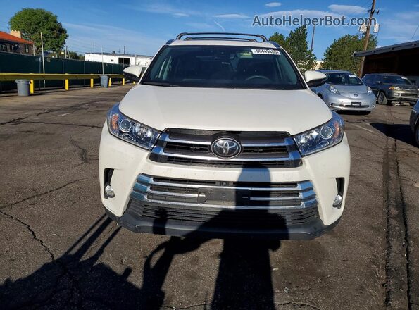 5TDDZRFH2JS803044 2018 TOYOTA HIGHLANDER White Вид спереду