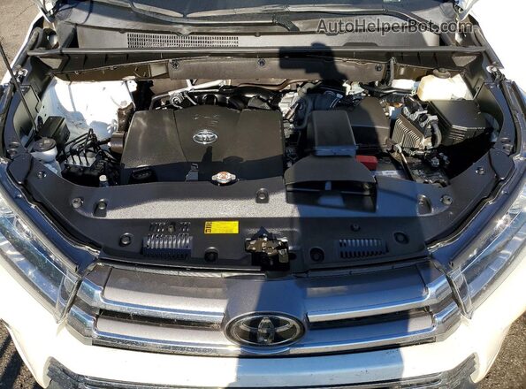 5TDDZRFH2JS803044 2018 TOYOTA HIGHLANDER White Вид підкапотного простору