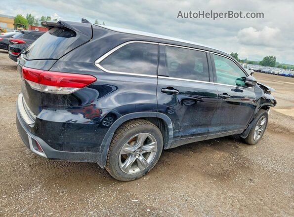 5TDDZRFH5KS996291 2019 TOYOTA HIGHLANDER Black Задня права чверть