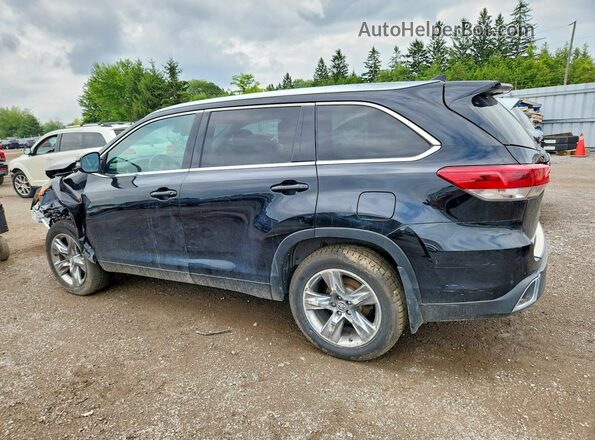 5TDDZRFH5KS996291 2019 TOYOTA HIGHLANDER Black Задня ліва чверть