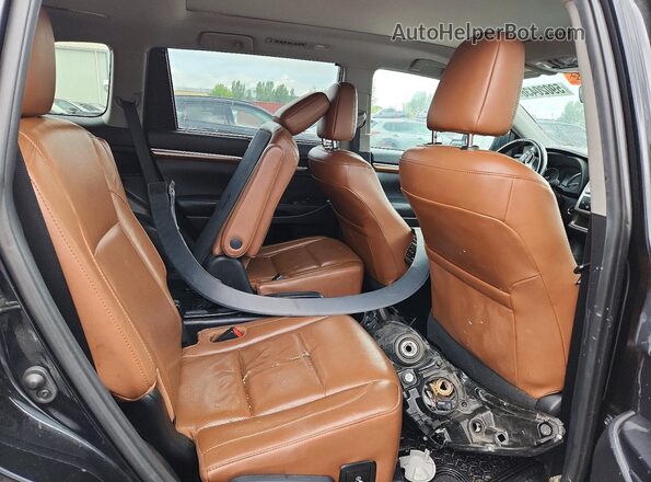 5TDDZRFH5KS996291 2019 TOYOTA HIGHLANDER Black Вид задньої частини салону