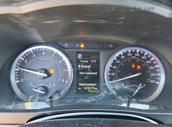 5TDDZRFH8KS740923 2019 TOYOTA HIGHLANDER Black ხელსაწყოთა პანელის ხედი