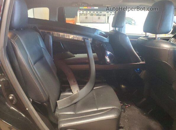 5TDDZRFH9JS495497 2018 TOYOTA HIGHLANDER Black Widok wnętrza z tyłu
