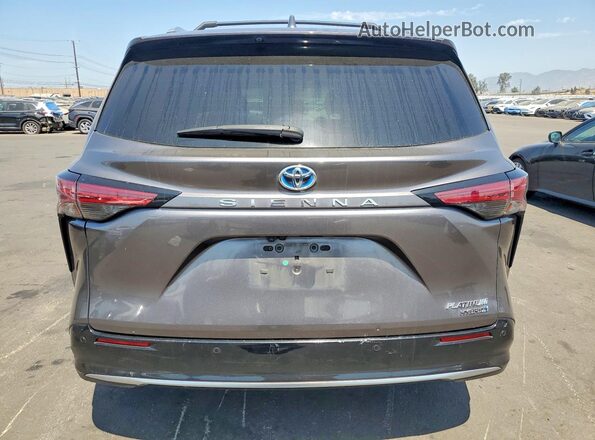 5TDERKEC7NS095350 2022 TOYOTA SIENNA Серый Вид сзади