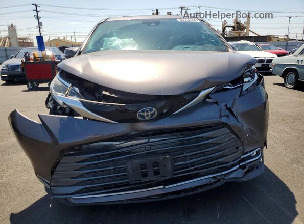 5TDERKEC7NS095350 2022 TOYOTA SIENNA Серый Вид спереди