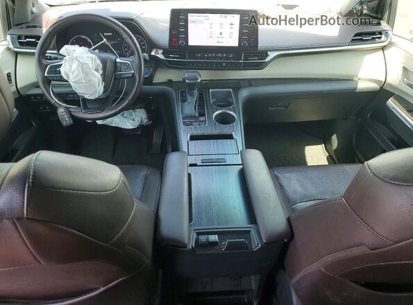5TDERKEC7NS095350 2022 TOYOTA SIENNA Серый Вид панели приборов