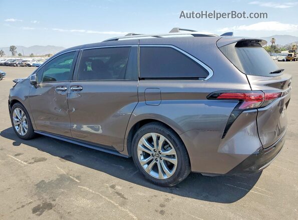 5TDERKEC7NS095350 2022 TOYOTA SIENNA Серый Задняя левая четверть