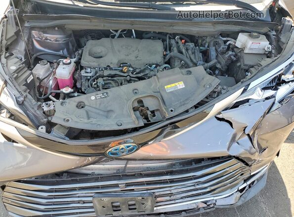 5TDERKEC7NS095350 2022 TOYOTA SIENNA Серый Вид подкапотного пространства