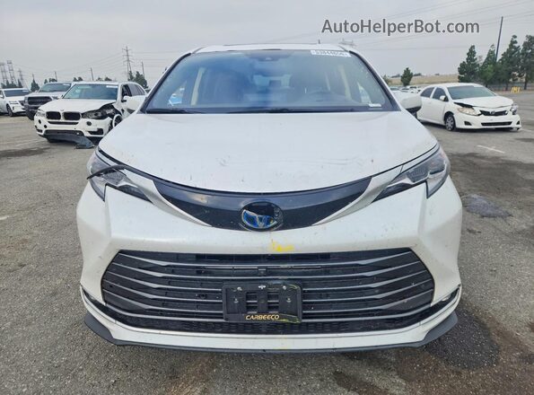 5TDERKEC8PS165571 2023 TOYOTA SIENNA Белый Вид спереди