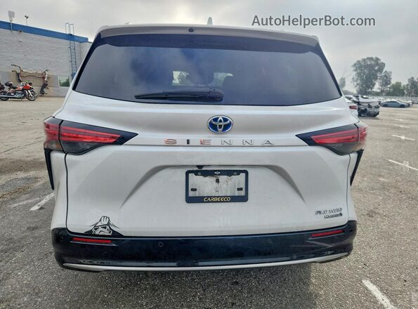 5TDERKEC8PS165571 2023 TOYOTA SIENNA Белый Вид сзади