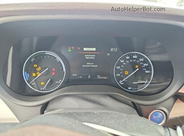 5TDERKEC8PS165571 2023 TOYOTA SIENNA Белый Вид щитка приборов