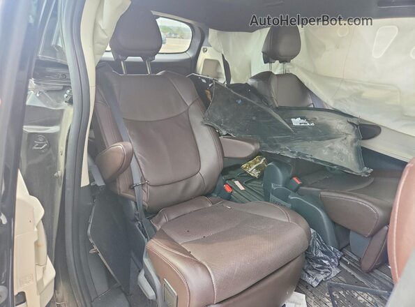 5TDESKFC2NS067507 2022 TOYOTA SIENNA Black უკანა სავარძლების ხედი