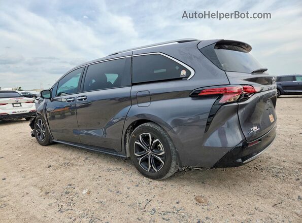 5TDESKFC8SS157708 2025 TOYOTA SIENNA Gray Rear left
