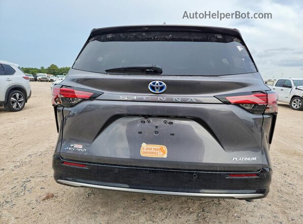 5TDESKFC8SS157708 2025 TOYOTA SIENNA Gray Rear view