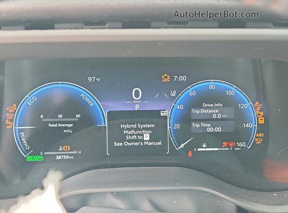 5TDESKFC8SS157708 2025 TOYOTA SIENNA Gray Instrument cluster view