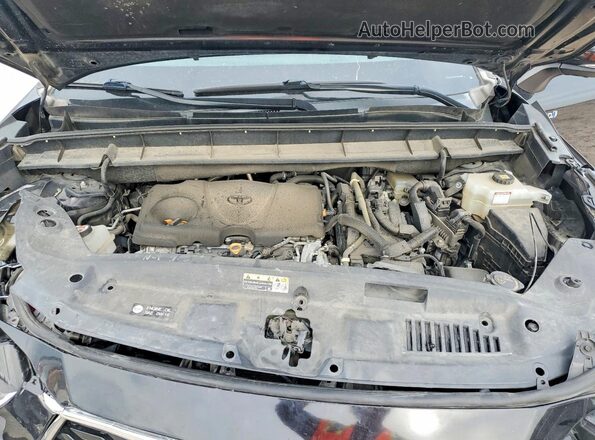5TDFARAH8MS006079 2021 TOYOTA HIGHLANDER Blue ძრავის განყოფილების ხედი
