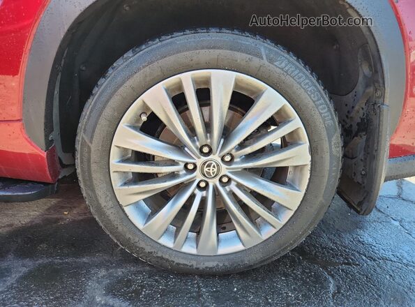 5TDFZRAH4MS053568 2021 TOYOTA HIGHLANDER Red 