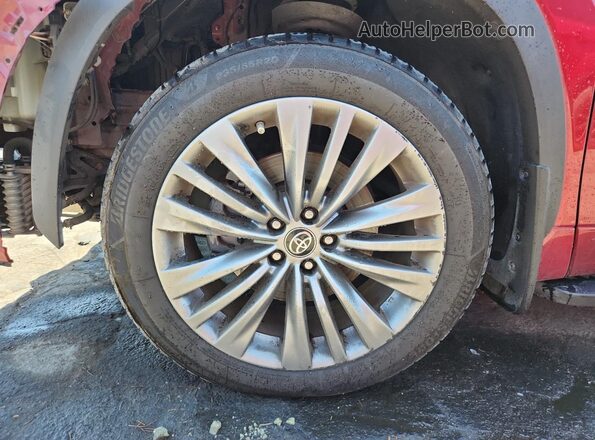 5TDFZRAH4MS053568 2021 TOYOTA HIGHLANDER Red 