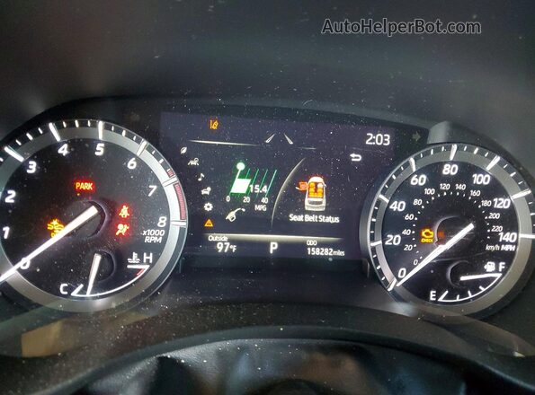 5TDFZRAH4MS053568 2021 TOYOTA HIGHLANDER Red ხელსაწყოთა პანელის ხედი