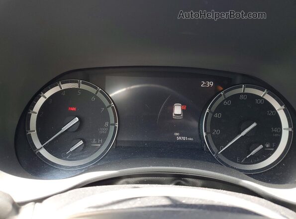 5TDFZRAH5LS002059 2020 TOYOTA HIGHLANDER Black Vista del cuadro de instrumentos