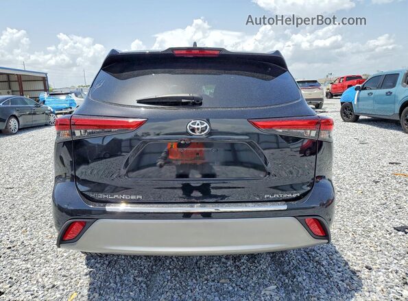 5TDFZRAH5LS002059 2020 TOYOTA HIGHLANDER Black Vista trasera